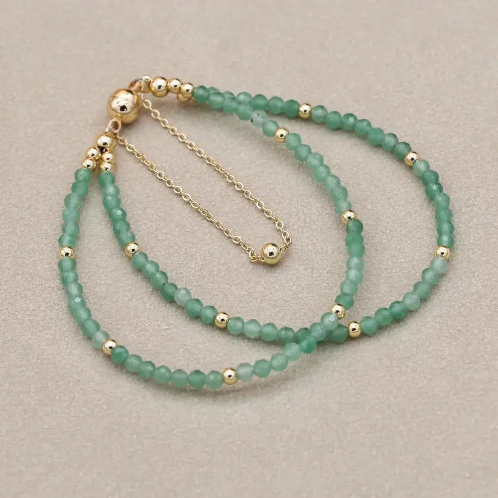 Green Aventurine Beaded Bracelet